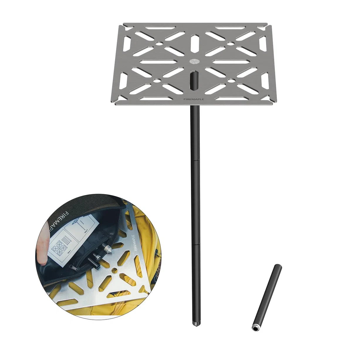 Fire-Maple Dandelion Table de Camping Légère, Bureau Pliant avec Pieds Détachables pour Camping Solo, Randonnée et Activités en Plein Air