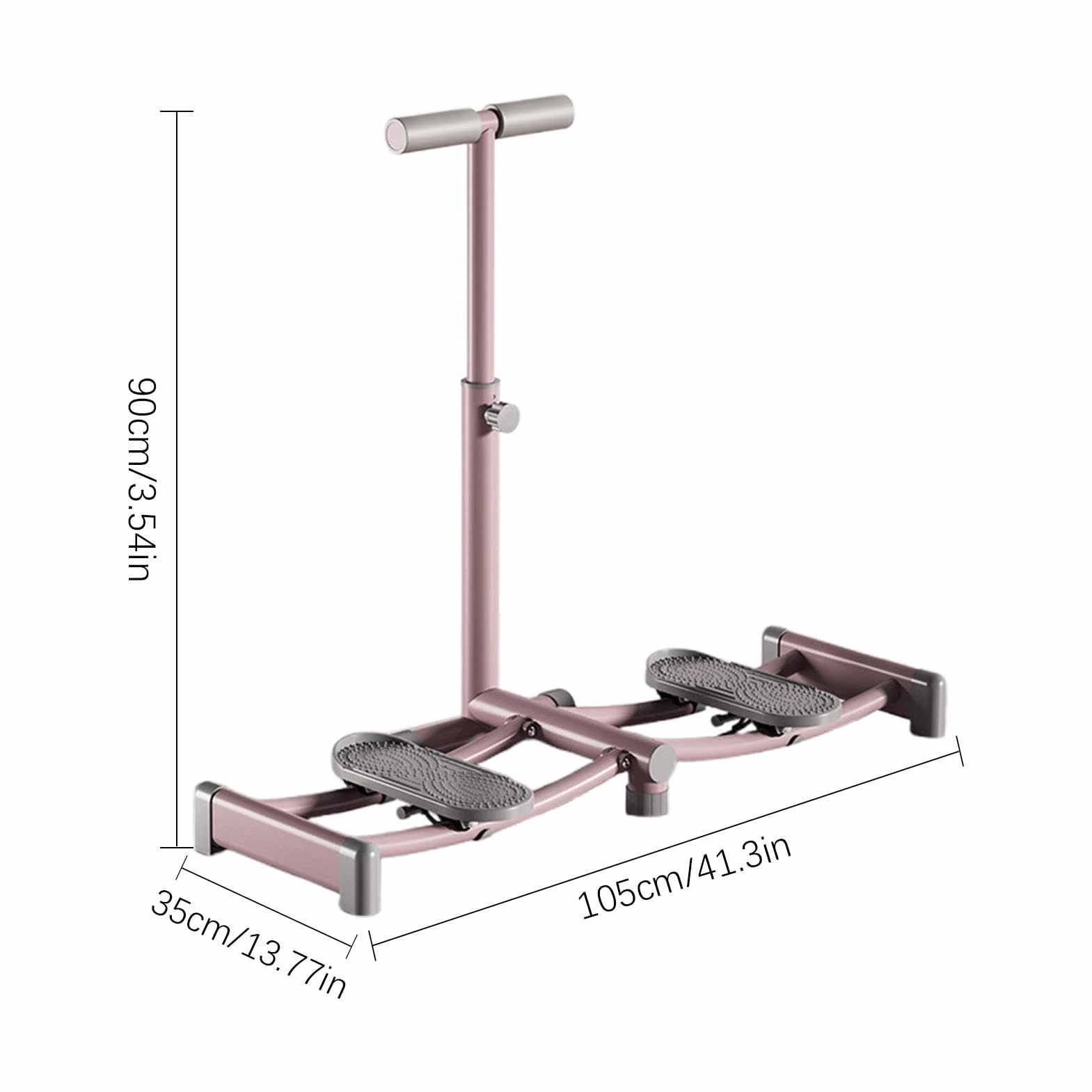 Generisch Appareil d'entraînement musculaire du plancher pelvien | Machine de renforcement des muscles intérieurs des cuisses avec mains courantes | Pédale antidérapante en polypropylène pour la salle