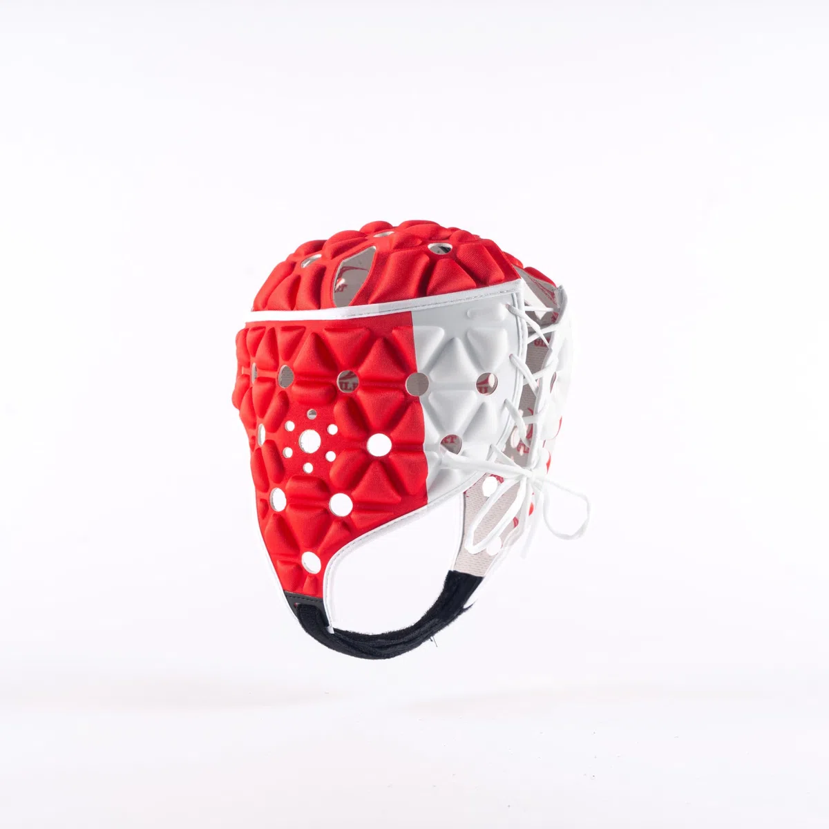 Gilbert- Air Casque de Rugby Mixte, Rouge, S