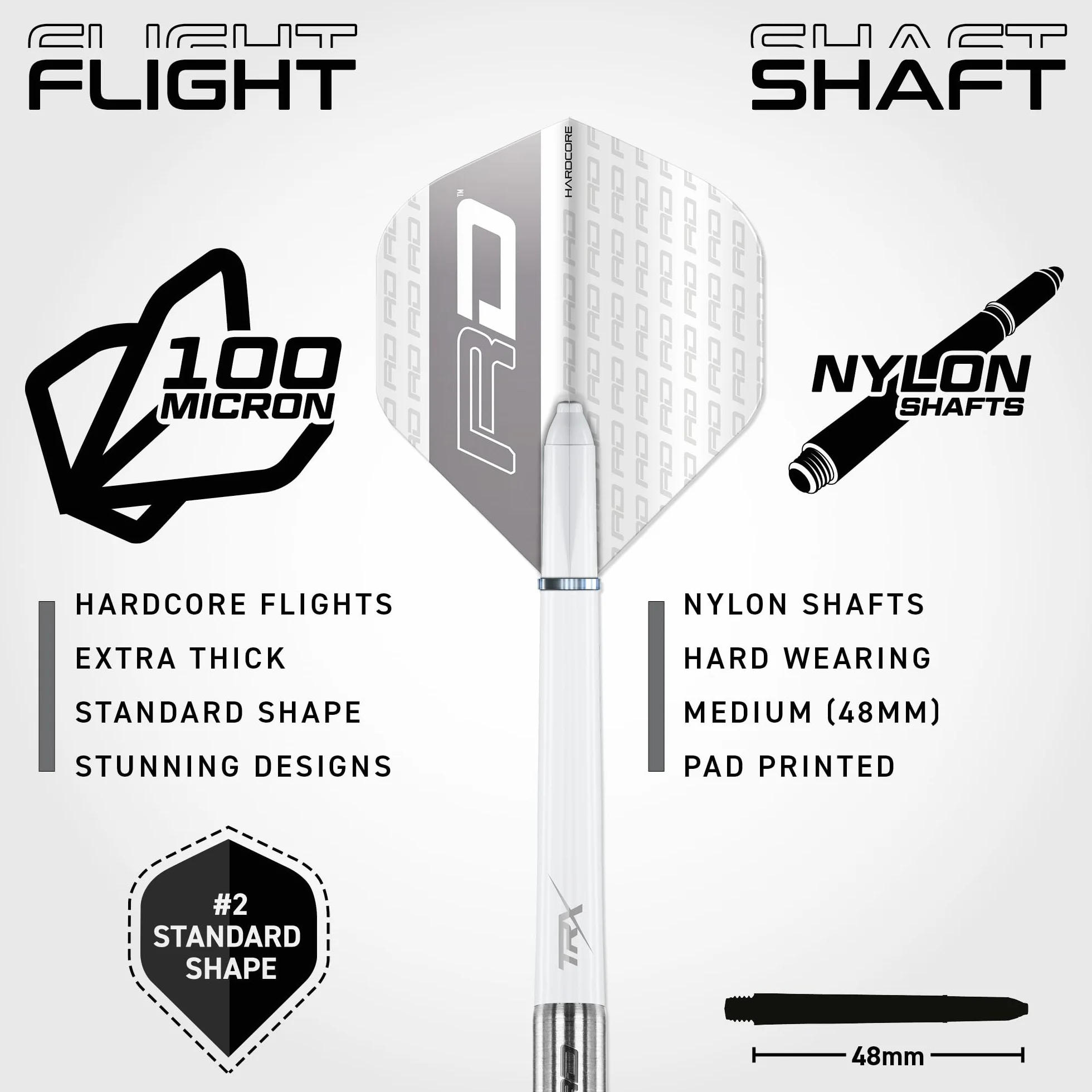 RED DRAGON Javelin 20g 22g 24g Fléchettes Pointes Acier avec Ailettes et Tiges