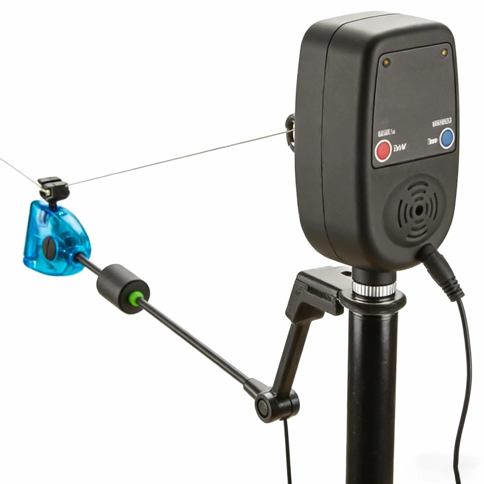 GBKDQQ Lot de 4 swingers pour la pêche à la carpe, 4 couleurs avec LED/raccord rapide/2 niveaux, indicateur de touche pour accessoires de pêche, élasticité réglable pour la pêche de nuit et la pêche à