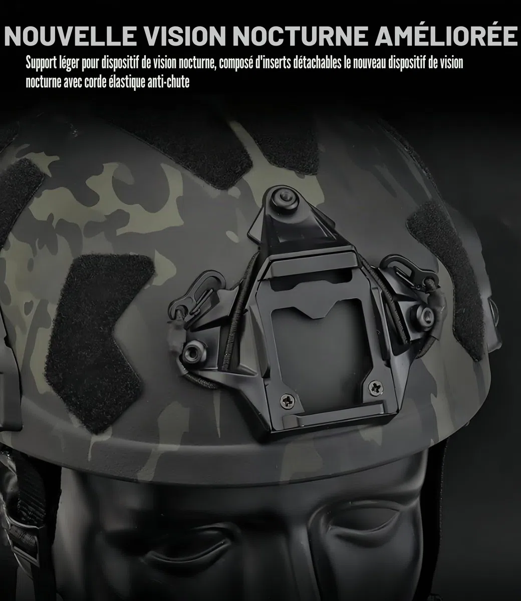 ACEXIER Casque de Protection Tactique SF Super High Cut Tactical Fast