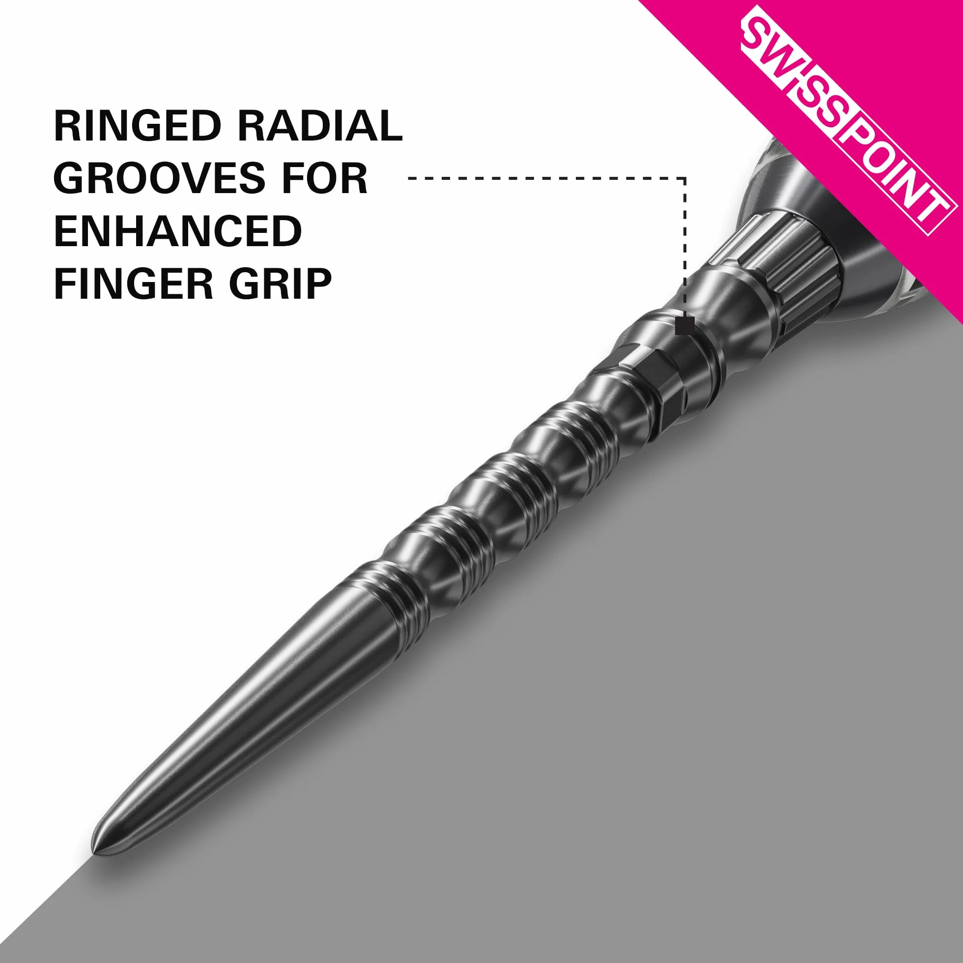 Target Darts Signature Swiss Point TRB | Lot de 3 Eembouts | 30MM/35MM/42MM – Or/Argent/Noir | Changement Fléchettes Pointes, Swiss Point Technologie, Professionnels Fléchettes Accessoires