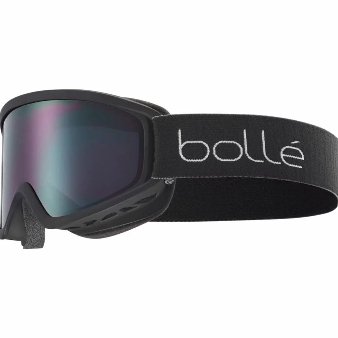 Bollé - Lunettes de ski FREEZE & PLUS Noir mat vision optimale, protection anti-buée et anti-rayures, double écran, cadre ventilé