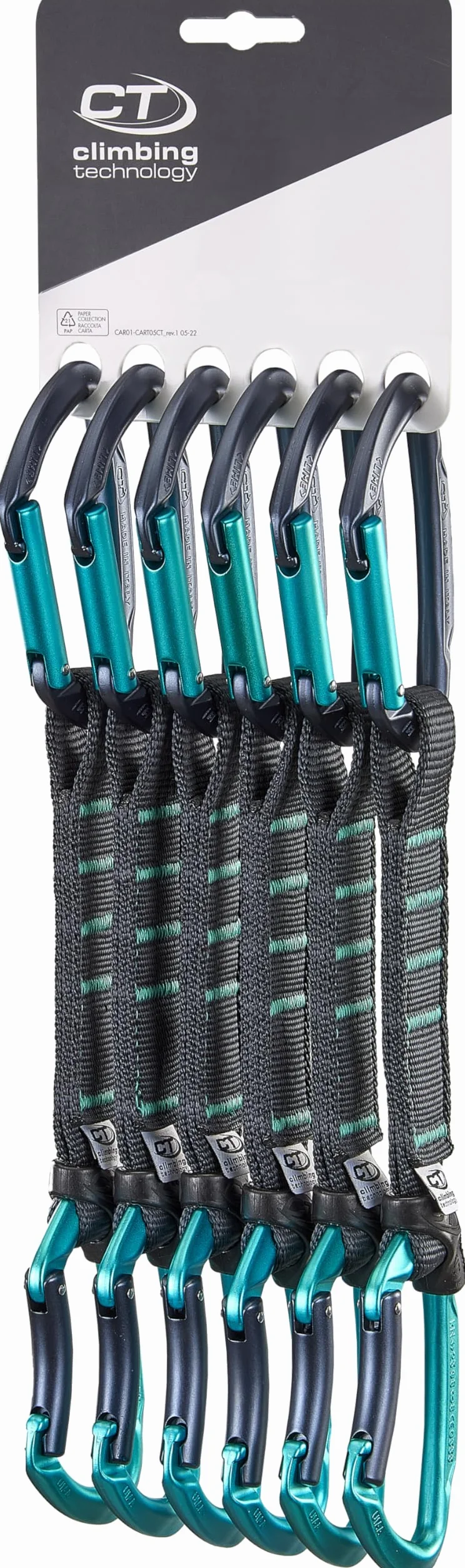 Climbing Technology Lime Set NY Pro Quickdraw 6 Units 17 cm
