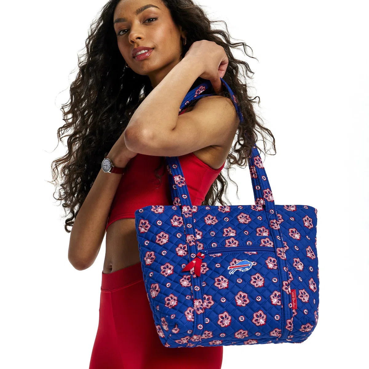Vera Bradley Sac fourre-tout en coton pour femme NFL Vera (plusieurs équipes disponibles)