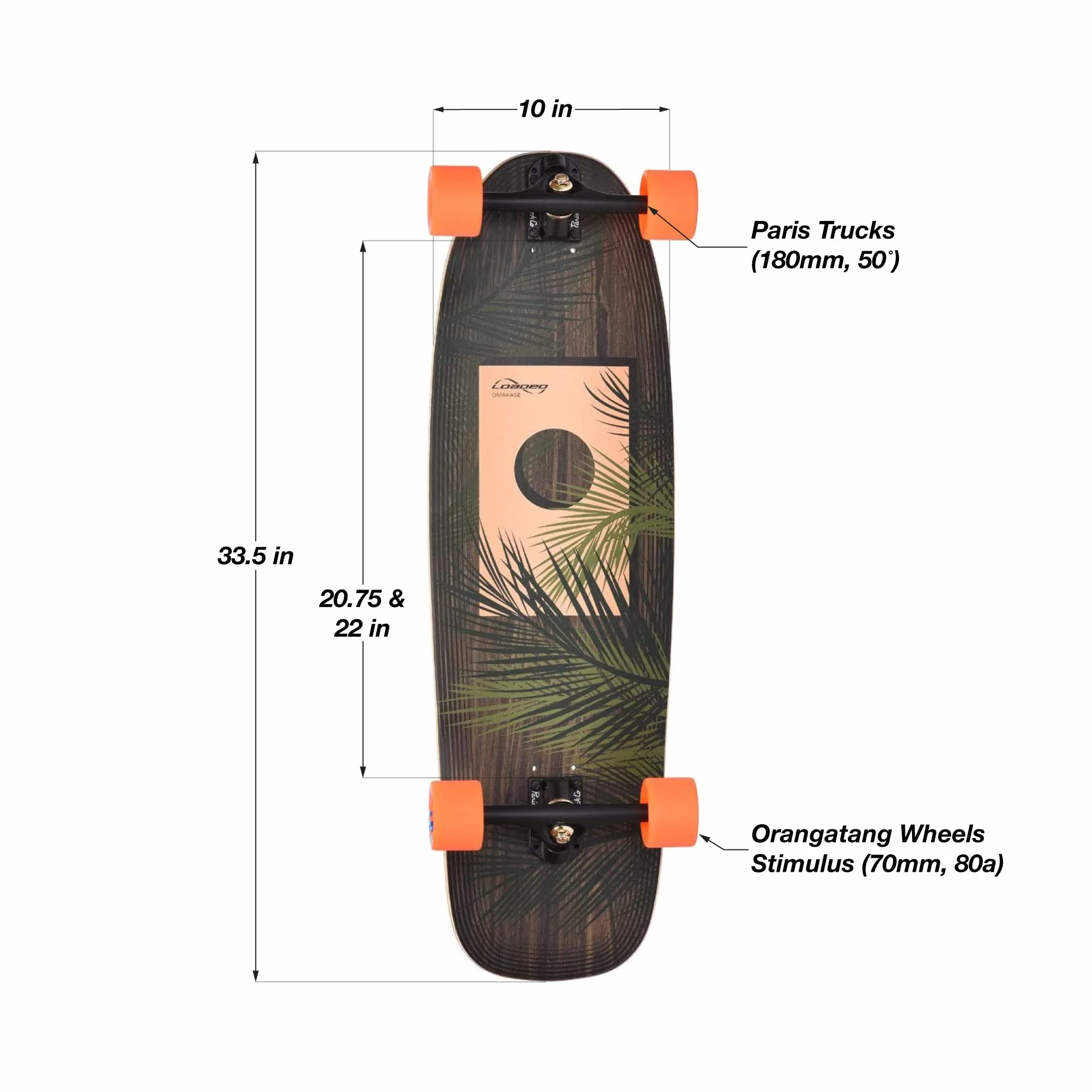 Loaded Boards Omakase Longboard Complet en Bambou