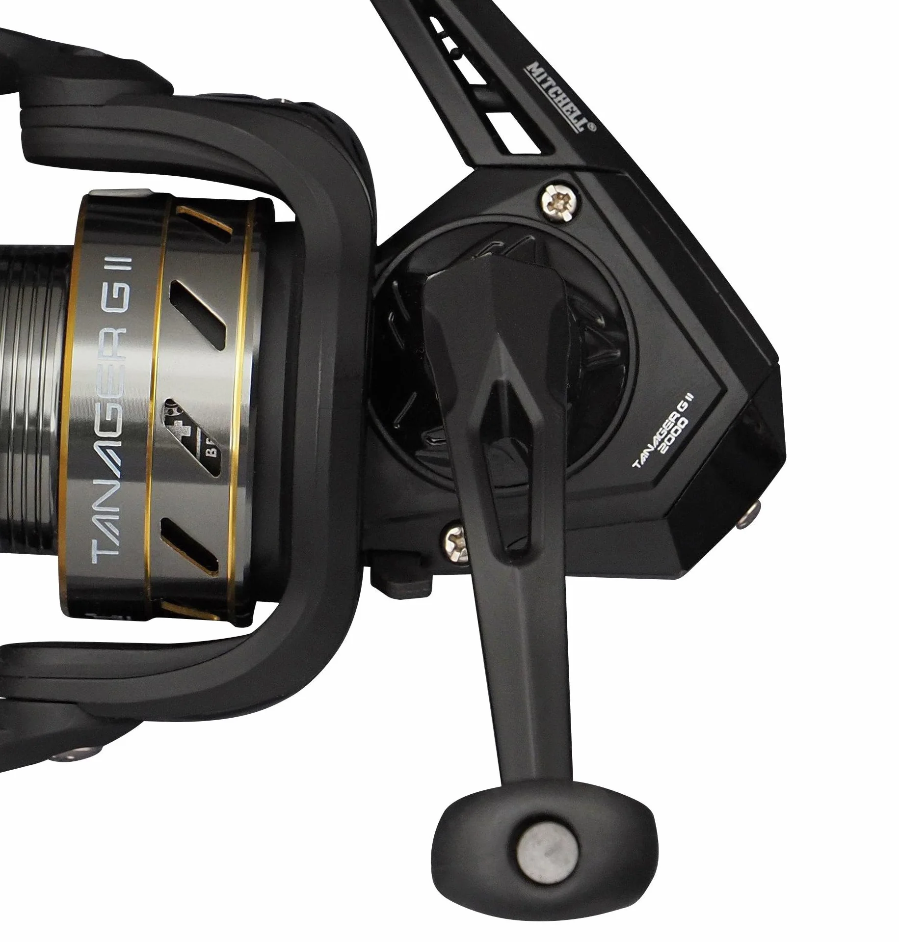 Mitchell Tanager G2 Spin Combo | Ensemble Canne à pêche Spinning et Moulinet pour la pêche en Eau Douce | Débutants et intermédiaires | Noir, Canne modérée | Plusieurs Options Disponibles