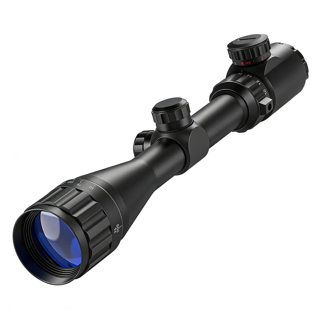 Paike Lunette de visée 4-16x40 AOE Lunette de visée éclairée Rouge et Verte avec Support