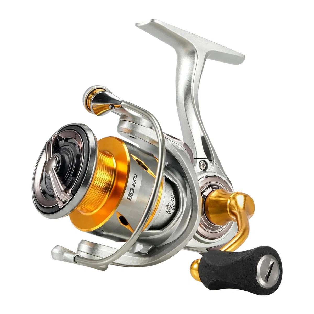 Seaknight RAPIDII Moulinet de pêche en mer 10+1 roulement 6.2:1 4.7:1 Anti-Corrosion pour pêche en mer 2000H 2500H 3000H 4000H 5000H 6000 Fibre de Carbone Frein Max 15 kg