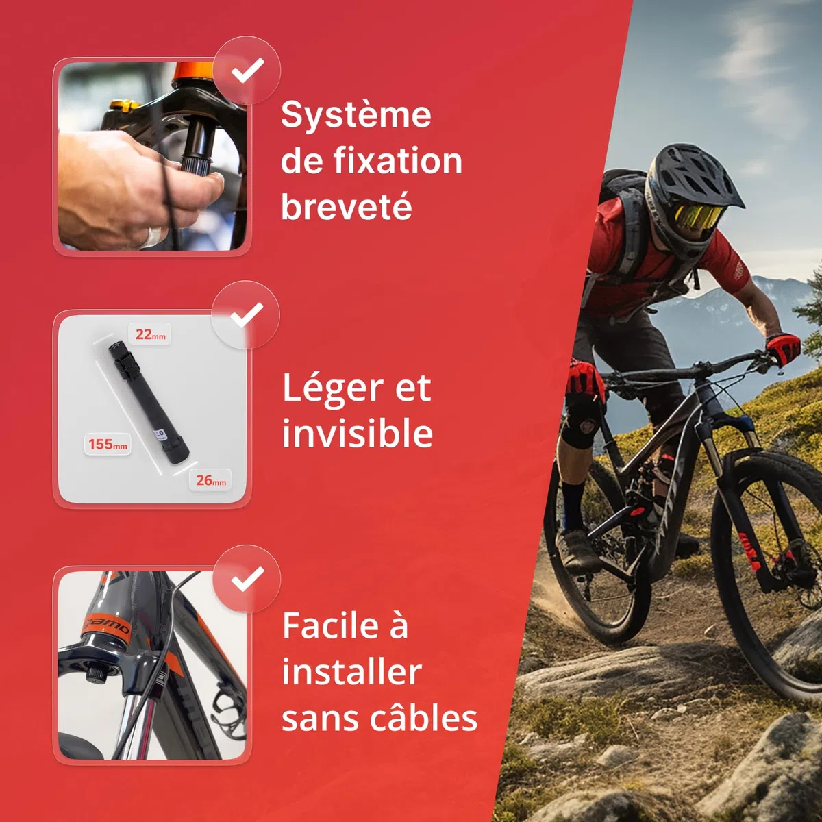 Tracking Bike T9 GPS Tracker avec Carte SIM | abonnement annuel requis | Tracker vélo antivol avec détecteur de Mouvement, Batterie Rechargeable USB-C, Suivi en Temps réel en Cas de vol