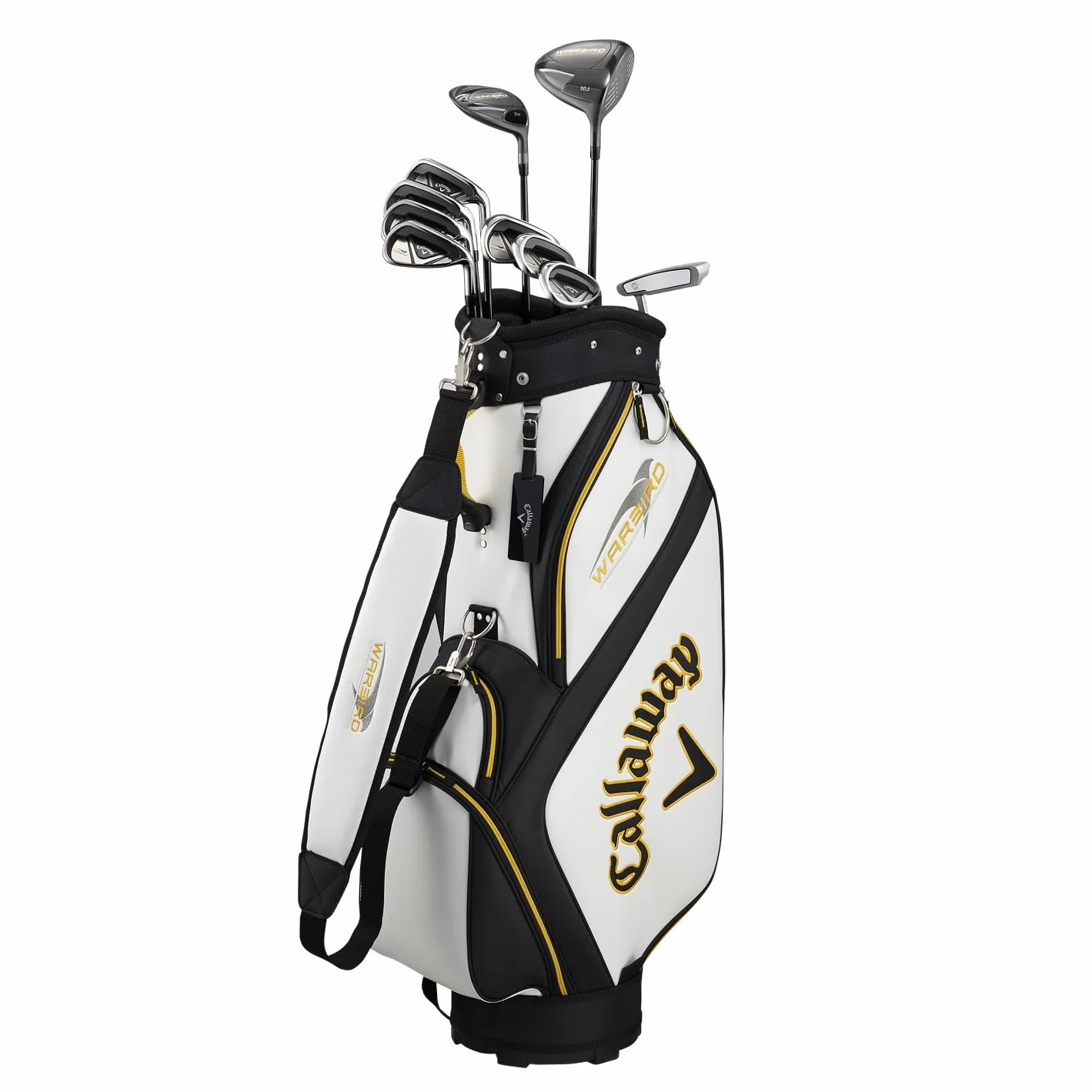 Callaway Golf Warbird 2021 Lot complet de clubs pour homme, tige graphite (10 clubs + sac)