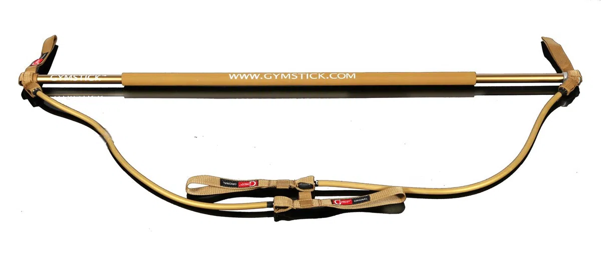 Bâton Gymstick 2,0 Gold extrêmement solide - Avec poster et sac
