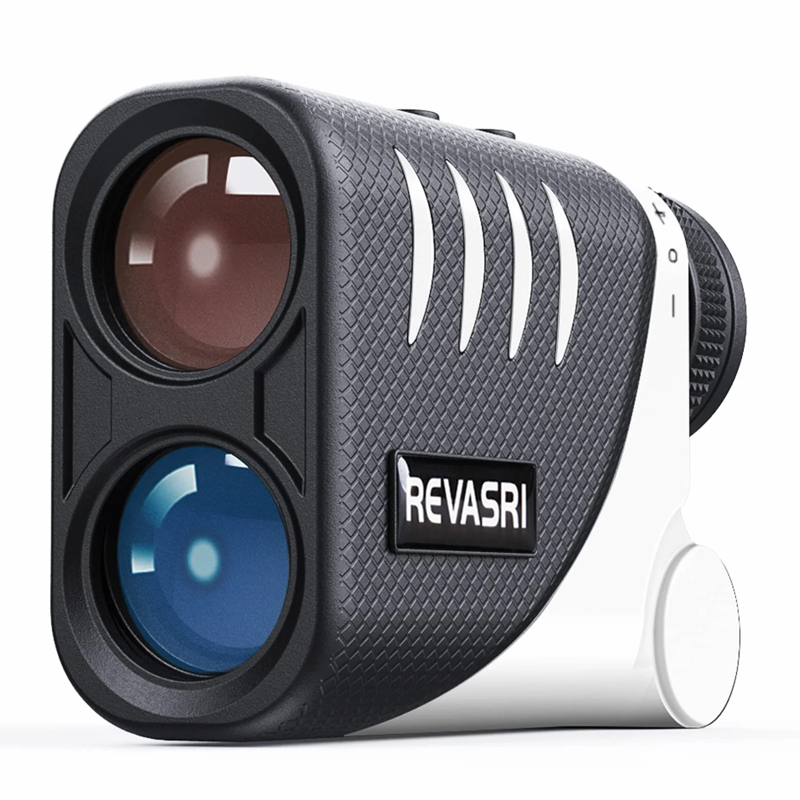 REVASRI Télémètre de Golf et télémètre de Golf à Disque 1500Y avec grossissement M/F/Y 6,5X Distance Horizontale/Verticale pour/Le Plus Proche/Le Plus éloigné (Batterie Incluse)…