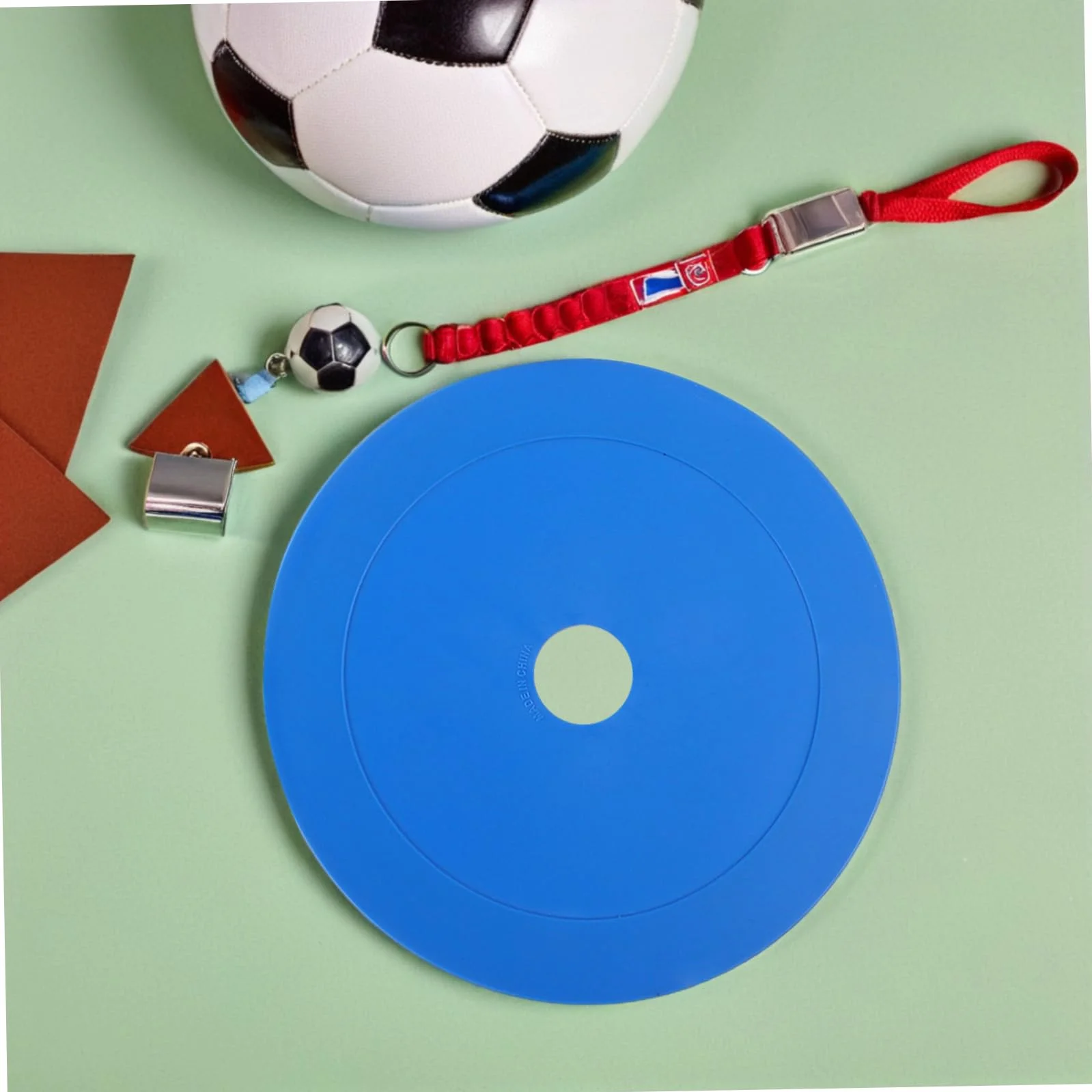 Abaodam 25 pièces Disques De Marquage Antidérapants pour Entraînement Football Lot Disques Ronds Colorés