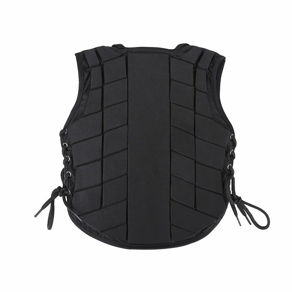 Protecteur De Corps D'équitation, Gilet De Sécurité D'entraînement D'équitation De Protection Noir en Acrylique, Gilet D'équitation Confortable pour Garçons Filles Enfants Enfants(CL)