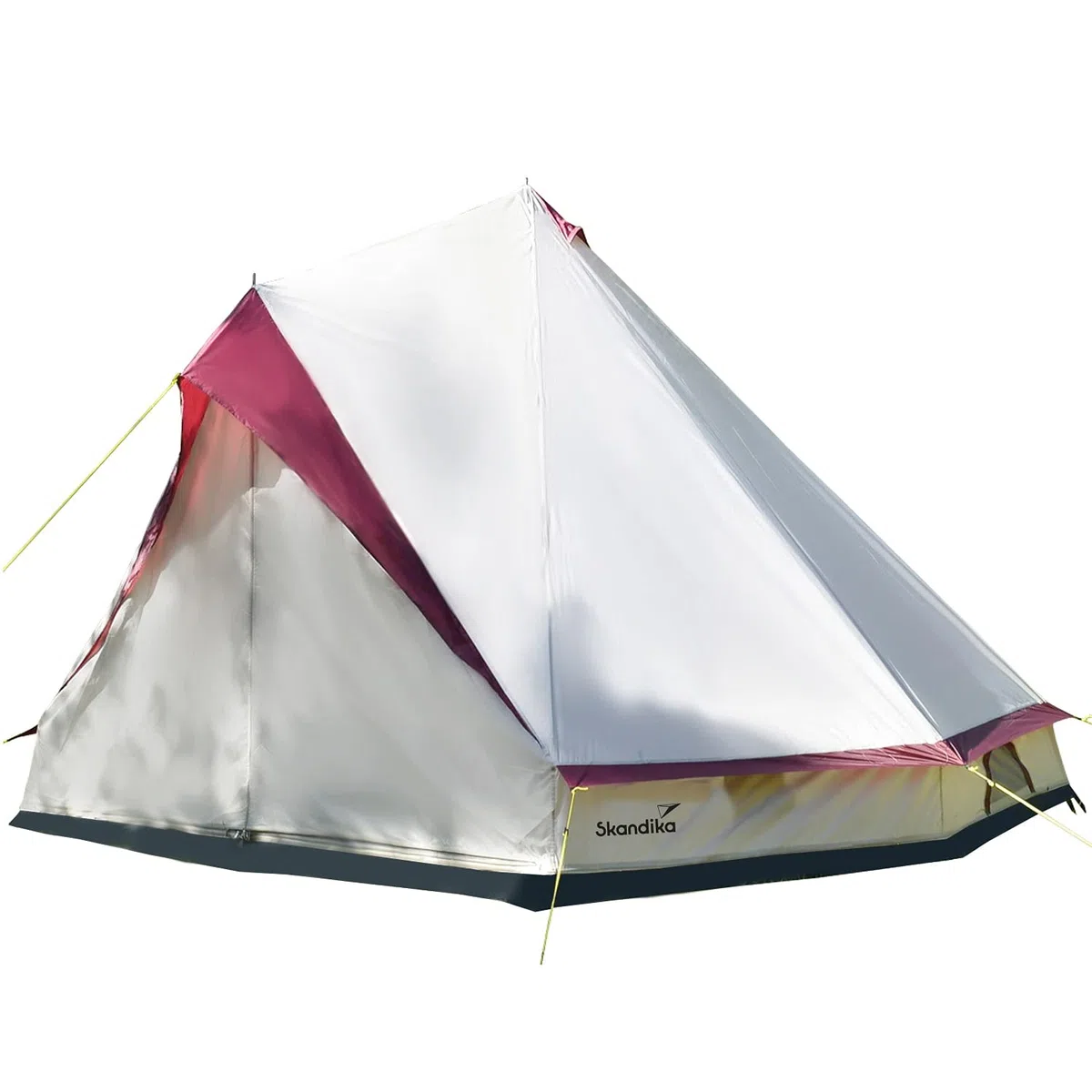Skandika Comanche Tente Tipi | Tente de Camping 8 Personnes, Sol Cousu, avec/sans système de Fermeture éclair, Hauteur 2,5 m, imperméable | Tente Indienne, Glamping