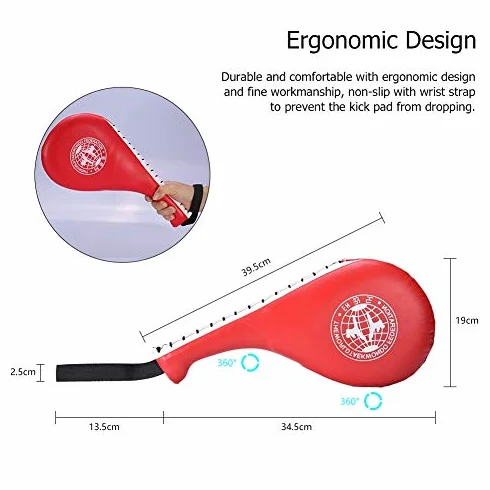 Raquette Tae Kwon Do, Taekwondo Arts Martiaux Boxe, Pad Target PU Dule