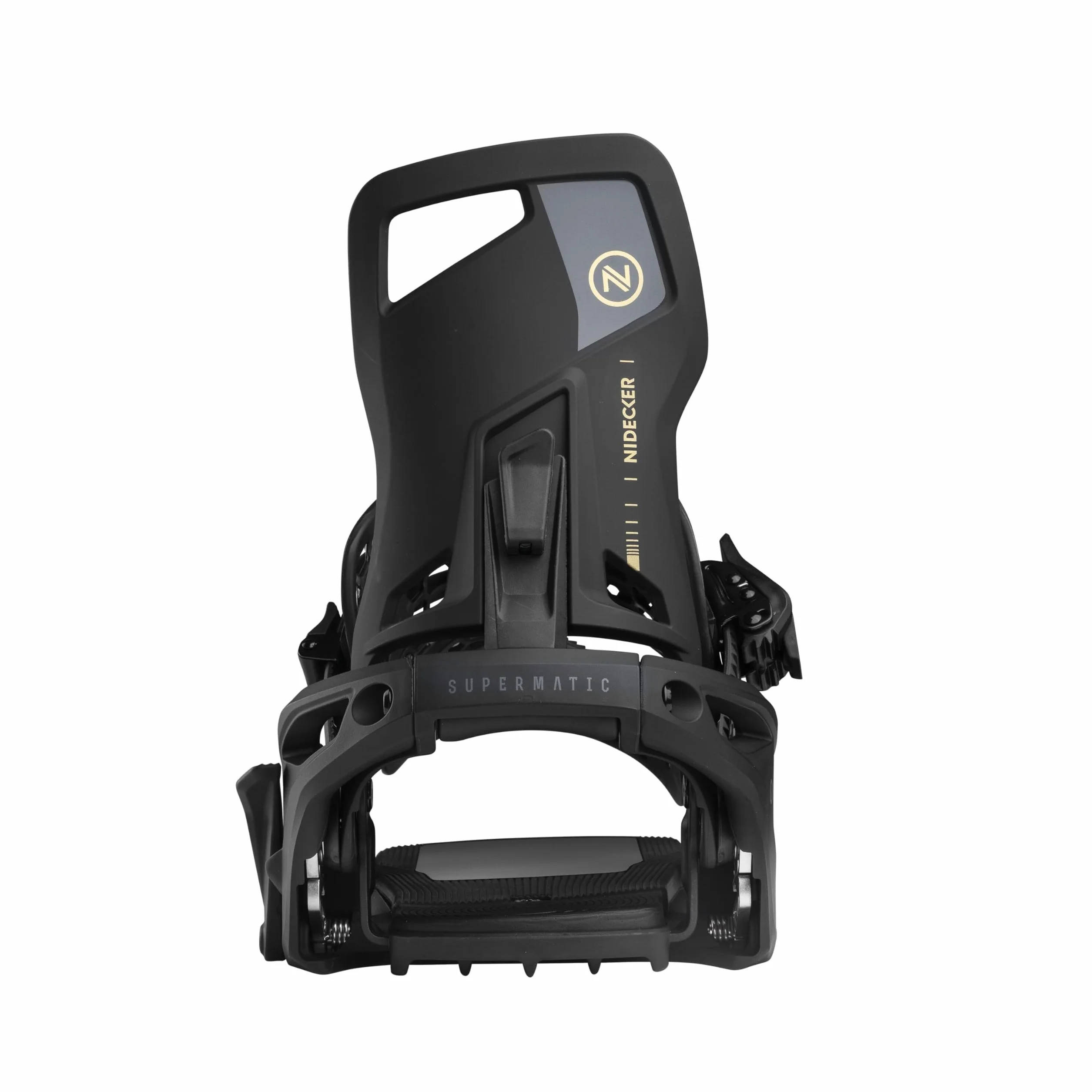 Nidecker OG Supermatic Fixations de Snowboard avec Ouverture Automatique et Spoiler inclinable