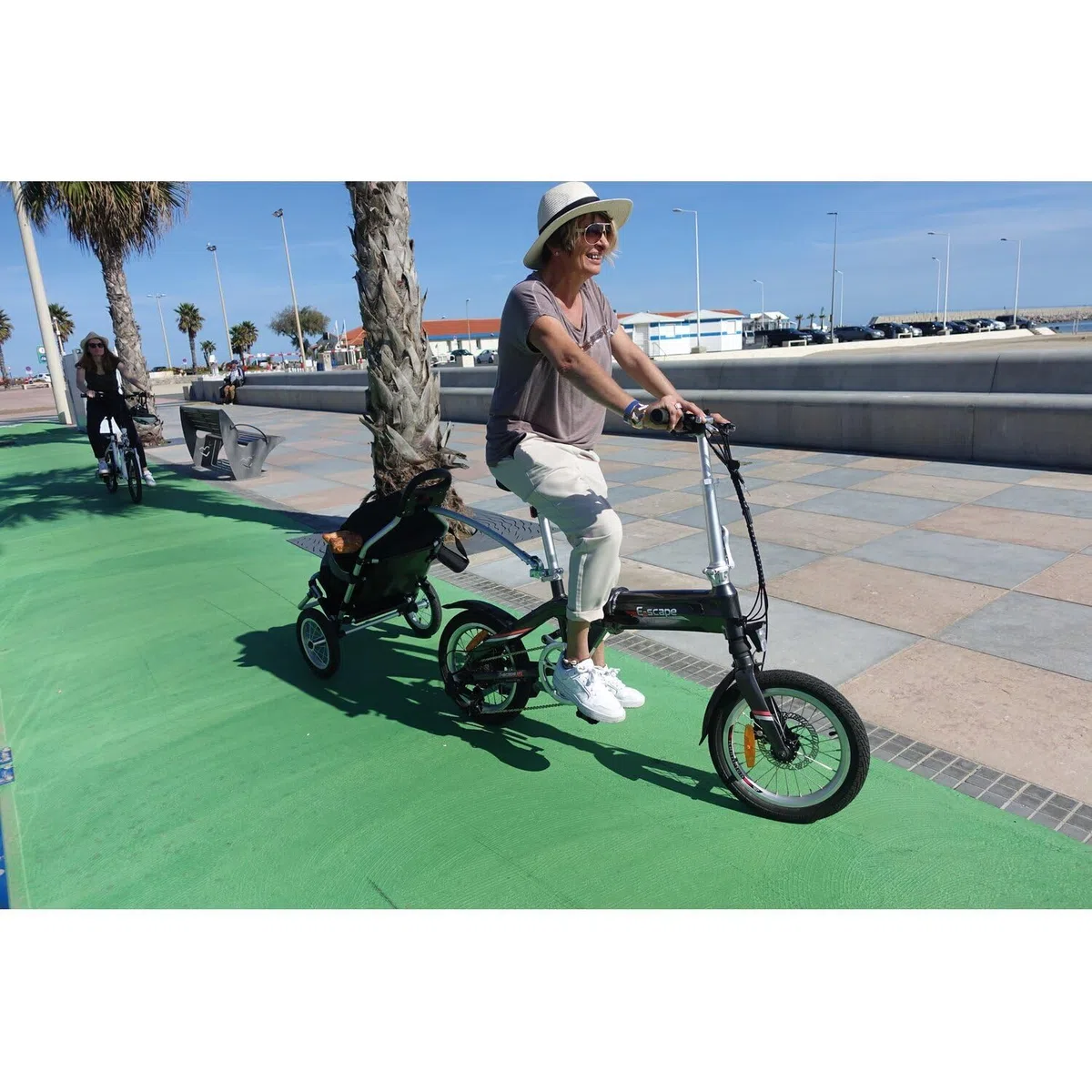 E-scape Remorque à vélo et Chariot à Main