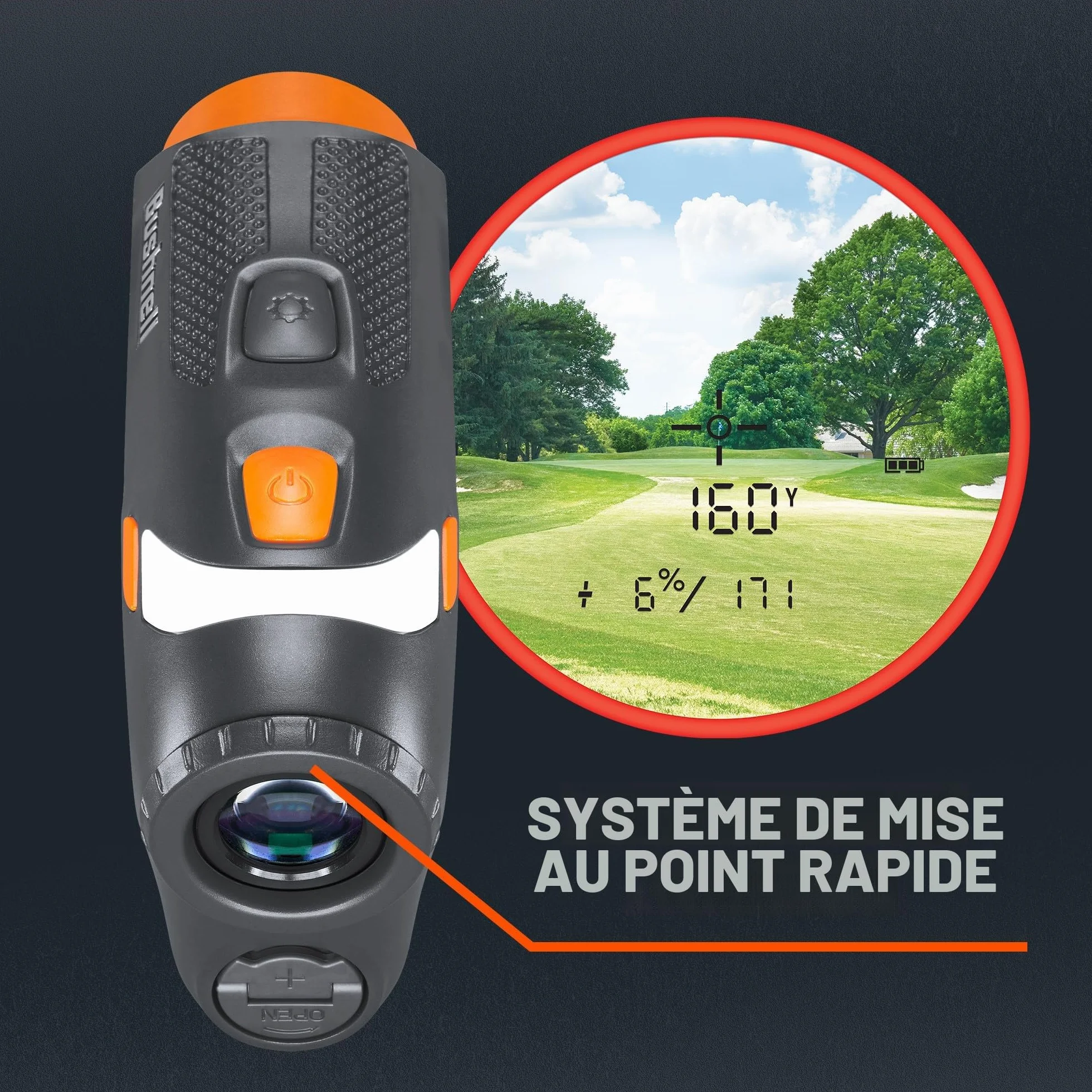Bushnell Tour V6 Shift Télémètre Laser Golf Rangefinder 202321, Standard