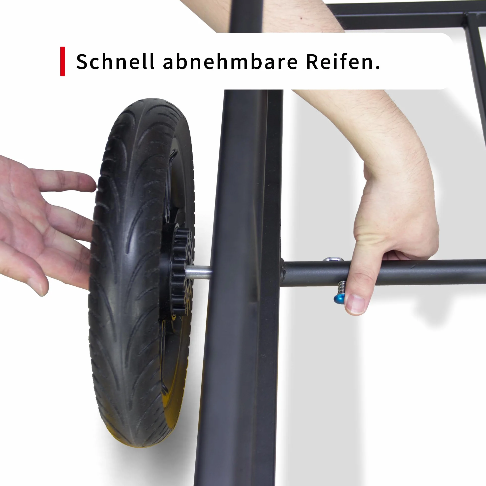 Tmz Remorque de vélo avec plate-forme de support de 125 l, remorque avec attelage, remorque pour vélo 50/120 kg, chariot avec pneus amovibles, cadre pliable, autocollants réfléchissants