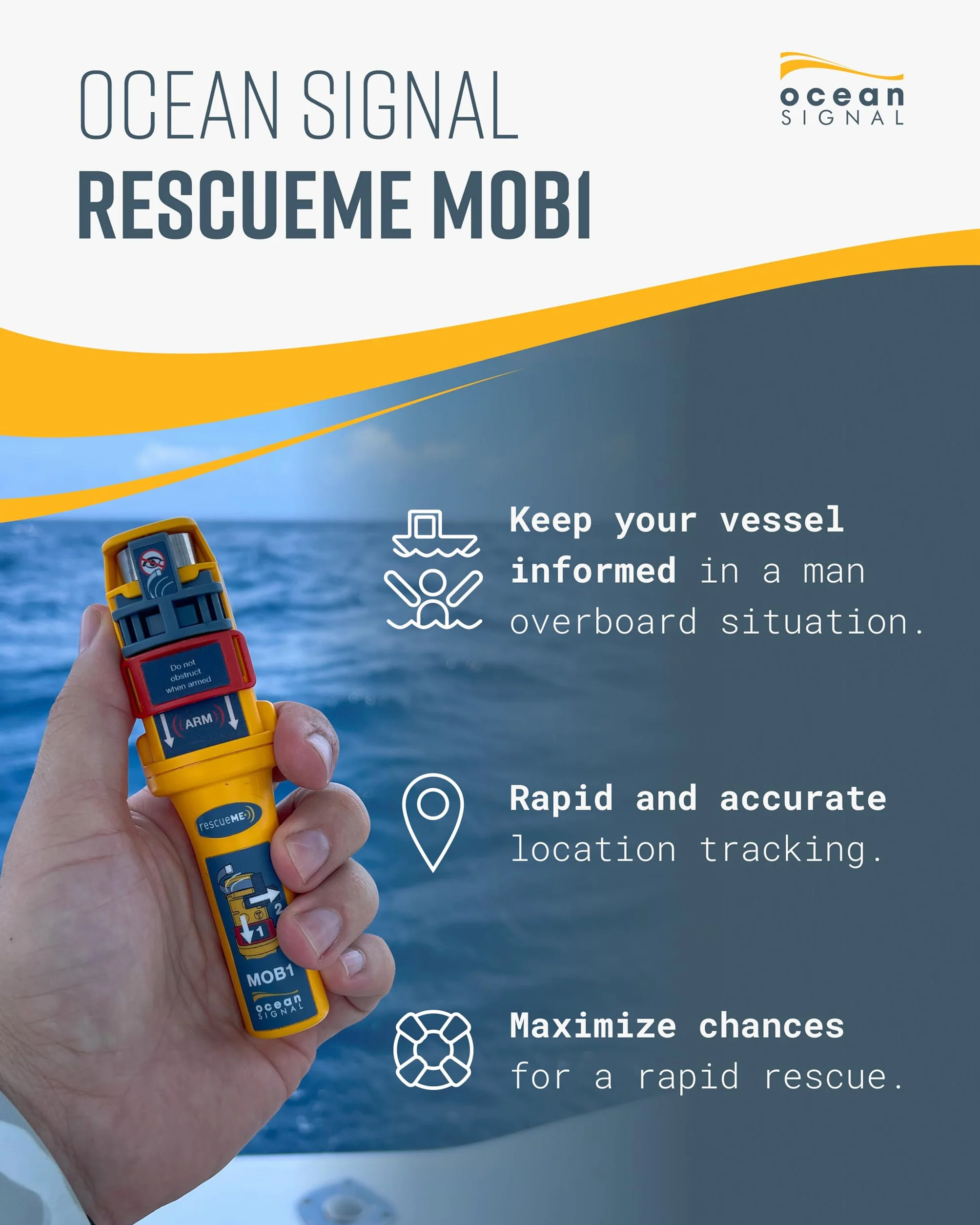 Ocean Signal Rescue ME MOB1 - EPI3100