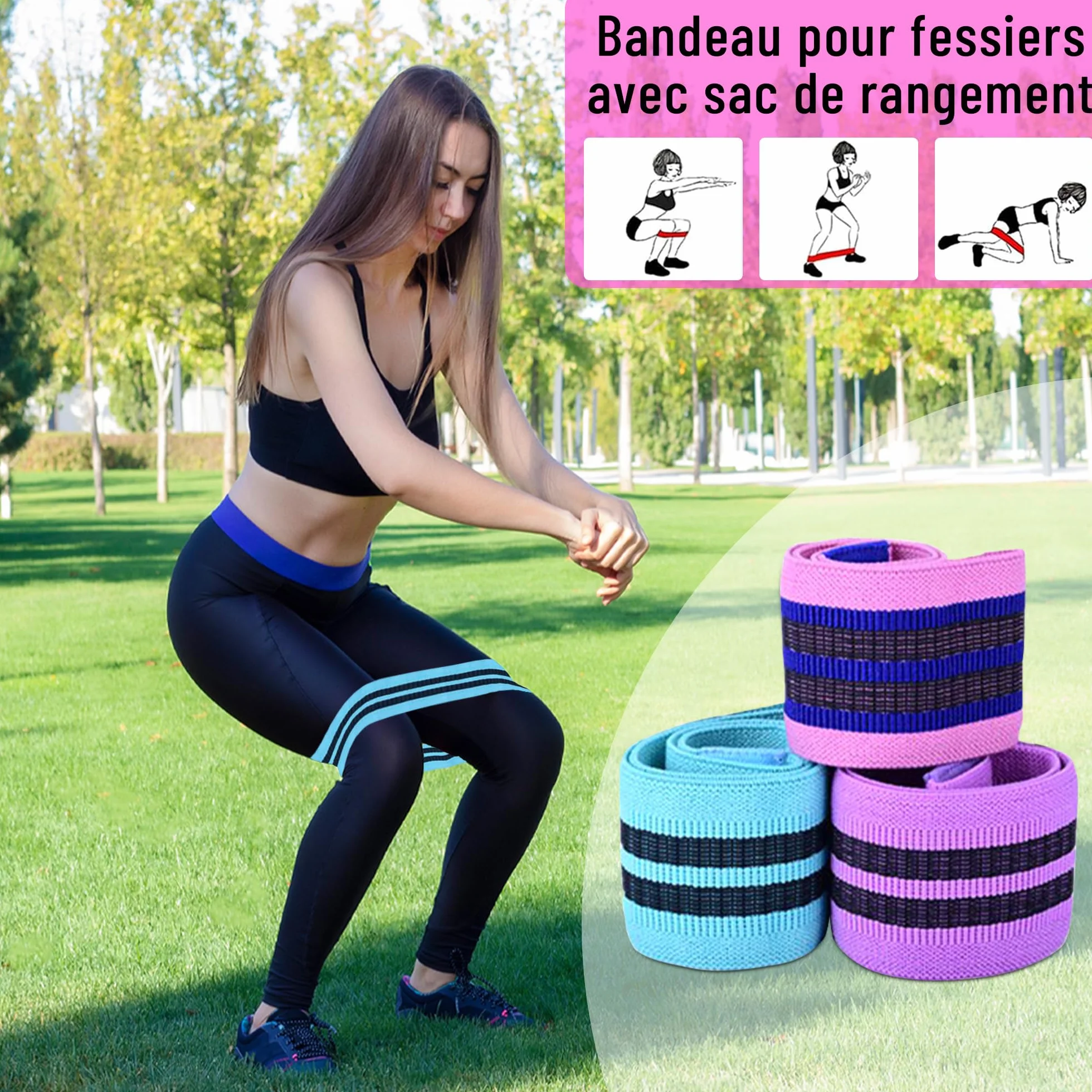 kit Pilates Maison, Ensemble Pilates Yoga Anneau de Pilates, Ballon de Yoga, Bandes de Résistance, Sangle, Chaussettes, Accessoires Pilates Femme, Pilates Reformer pour Sport à la Maison.