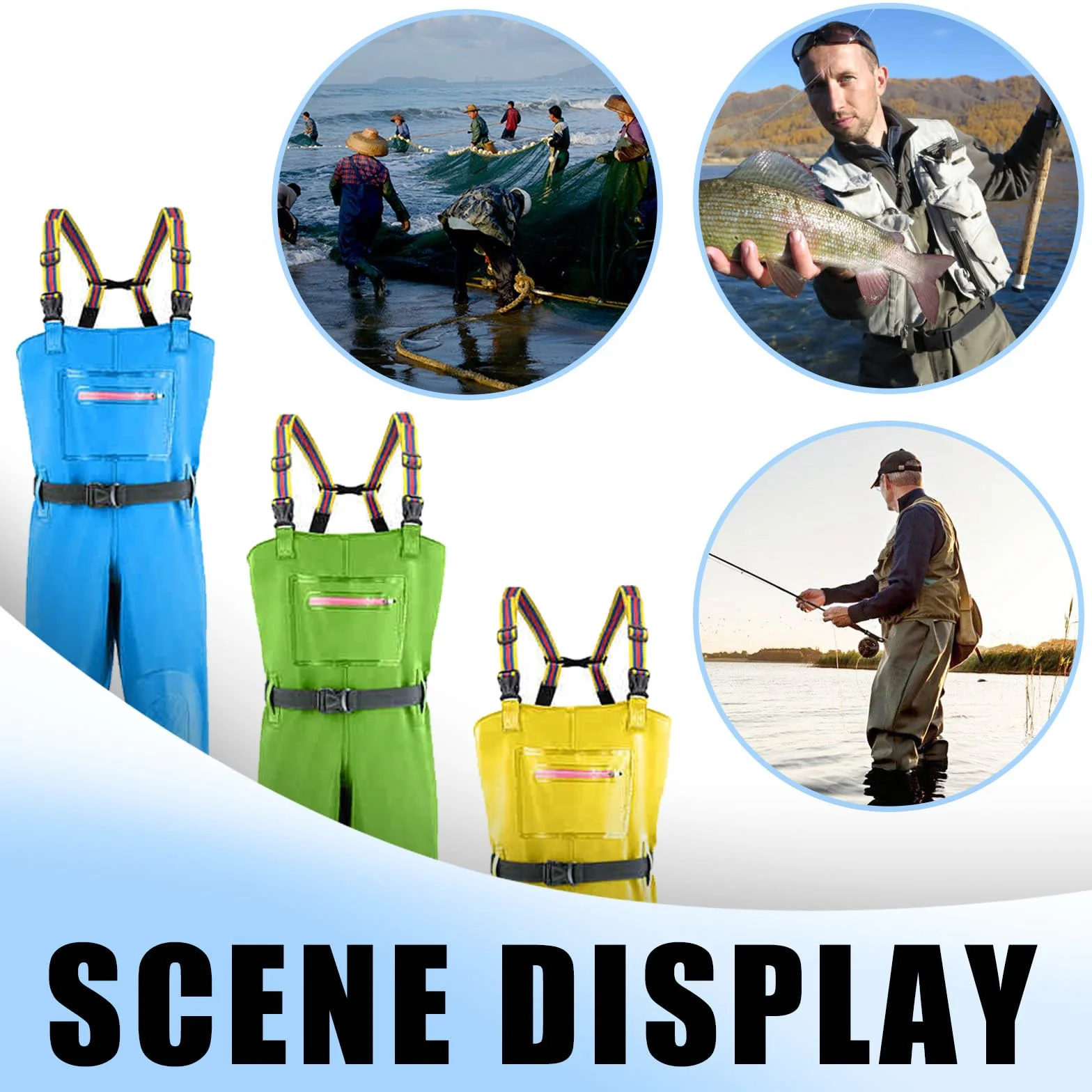 Crosswater Waders de pêche femme imperméable respirant avec bottes antidérapantes bandoulière réglable