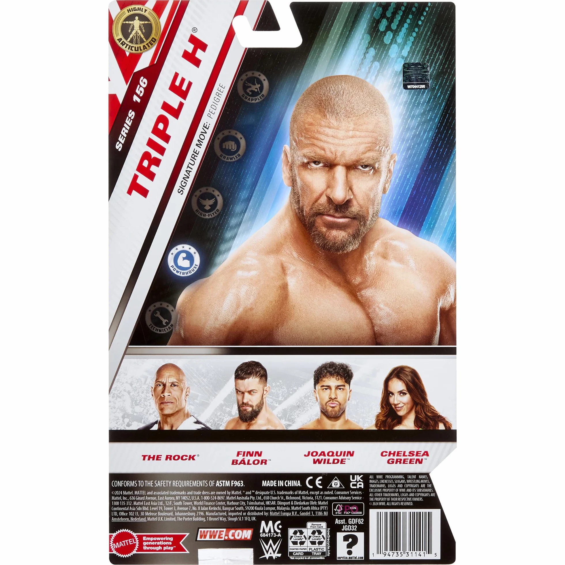 WWE Triple H (HHH) Main Event 156 Figurine de lutte