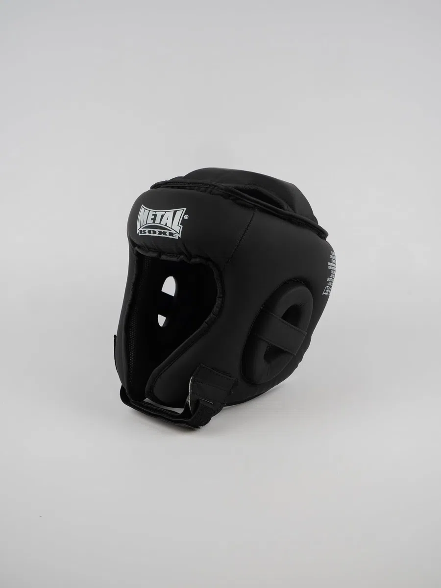 METAL BOXE Casque Compétition Noir Junior Sports de Combat Jeunesse Unisexe
