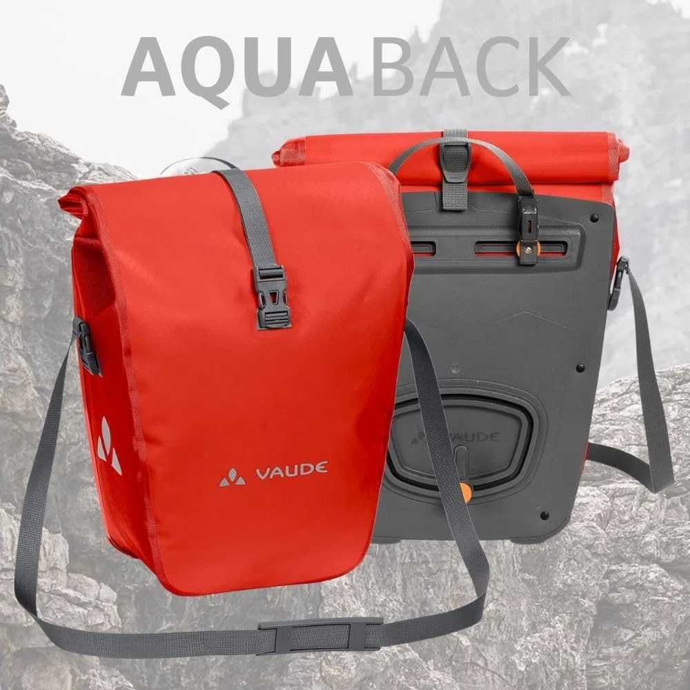 VAUDE Aqua Back Sacoche de vélo pour roue arrière - une paire – Volume 48 l - matière bâche sans PVC