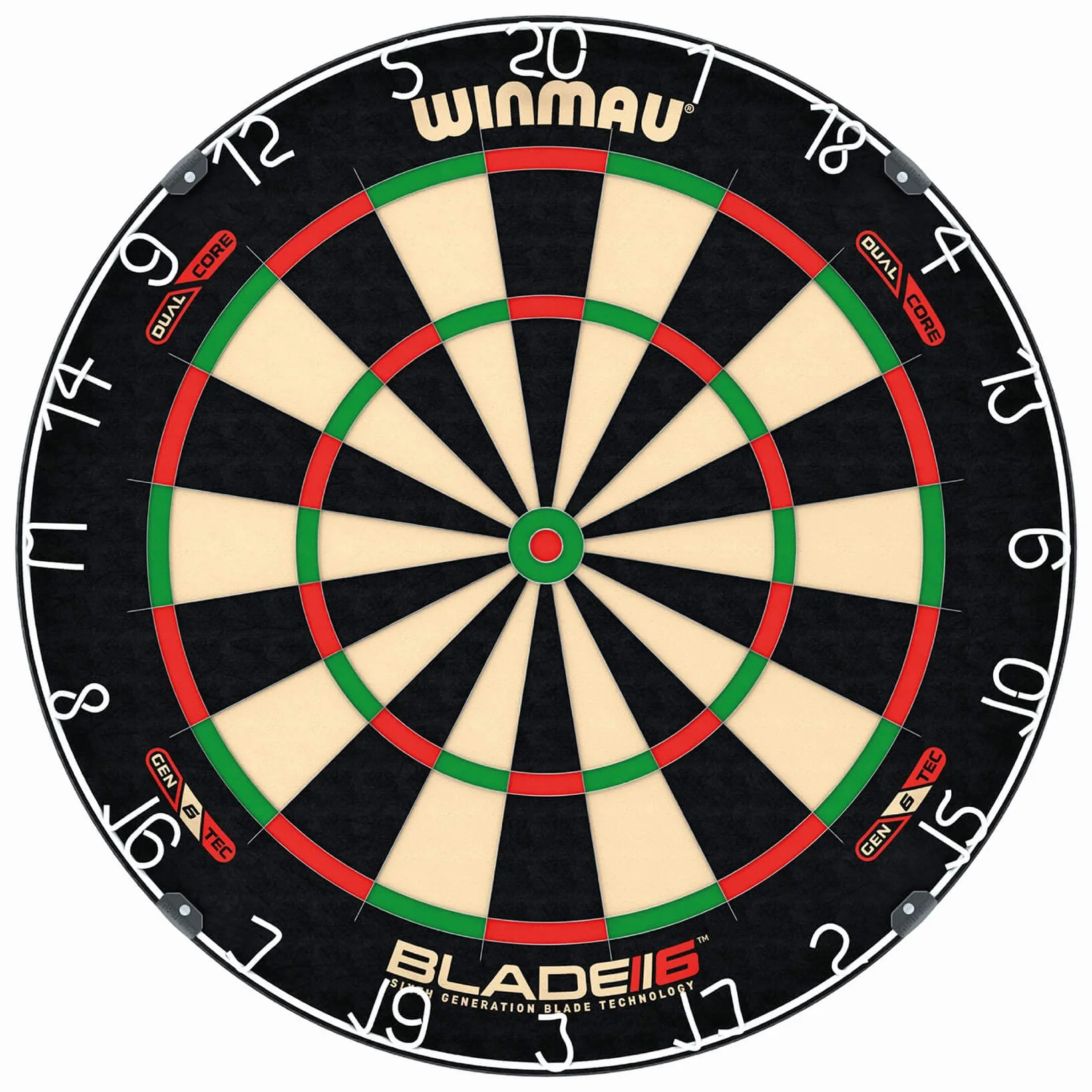 WINMAU Blade 6 Series Professional Bristle Klassische Dartboard