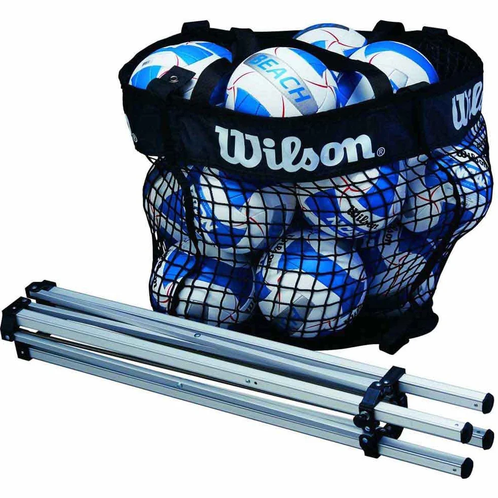 Wilson Beach Volleyball, Chariot à ballons, Avec filet inclus