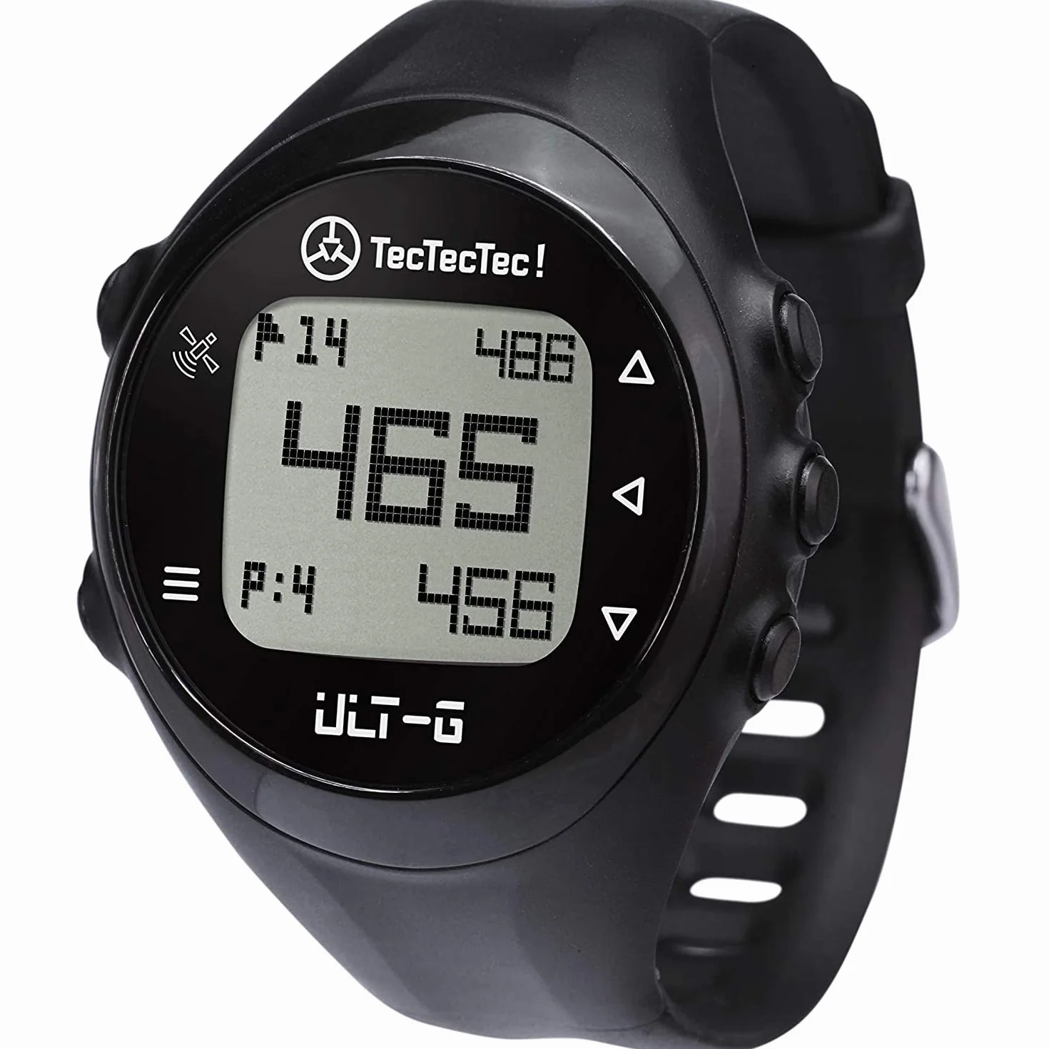TecTecTec ULT-G - Montre de golf GPS légère, simple et facile à utiliser avec 38 000 parcours mondiaux préchargés