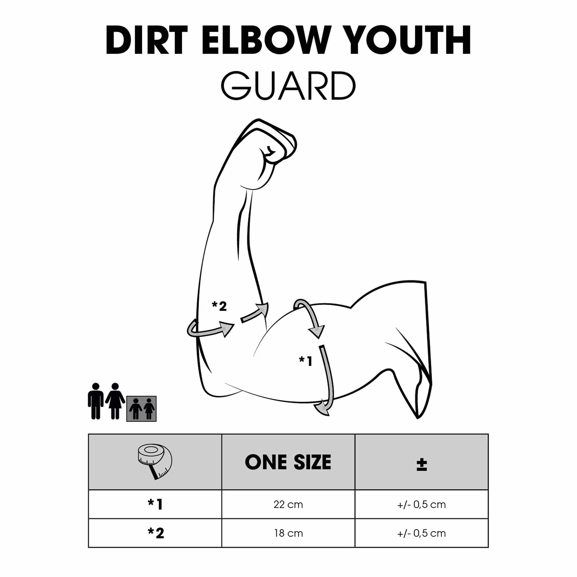 O'NEAL Dirt Youth Elbow Guard V.23 Black/Neon Yellow