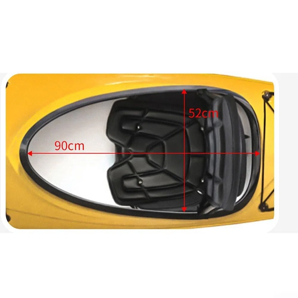 Jupe de kayak imperméable en néoprène pour cockpit de 90 x 52 cm, poignée à dégagement rapide, élastique pour poitrine de 85 à 105 cm, pour sports nautiques, équipement marin