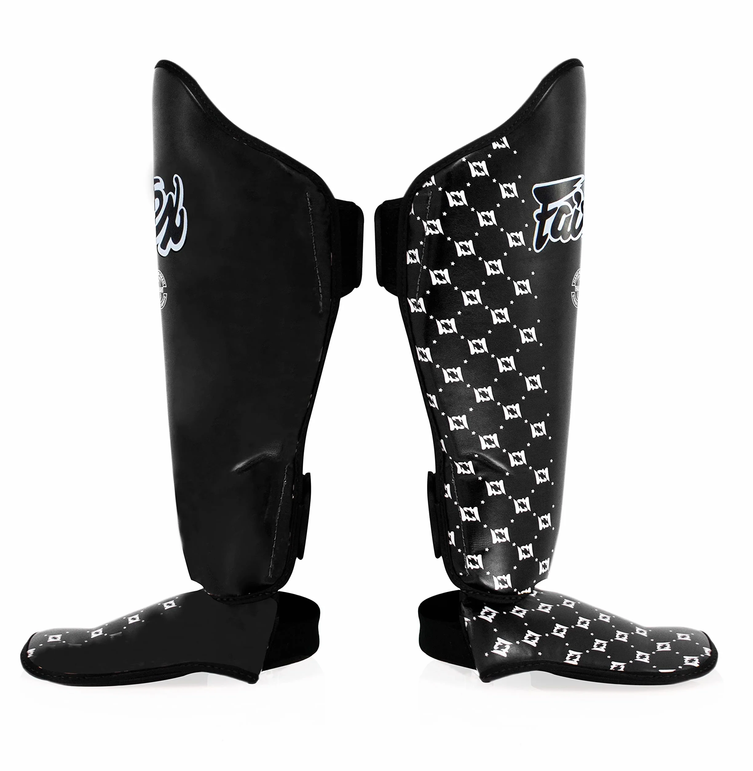 Fairtex SP5 Protège-Tibias de Muay thaï pour Homme, Femme, Enfant | Les protège-Tibias sont de qualité supérieure, légers et durables | Protection étendue pour éviter Les attelles tibiales Pendant