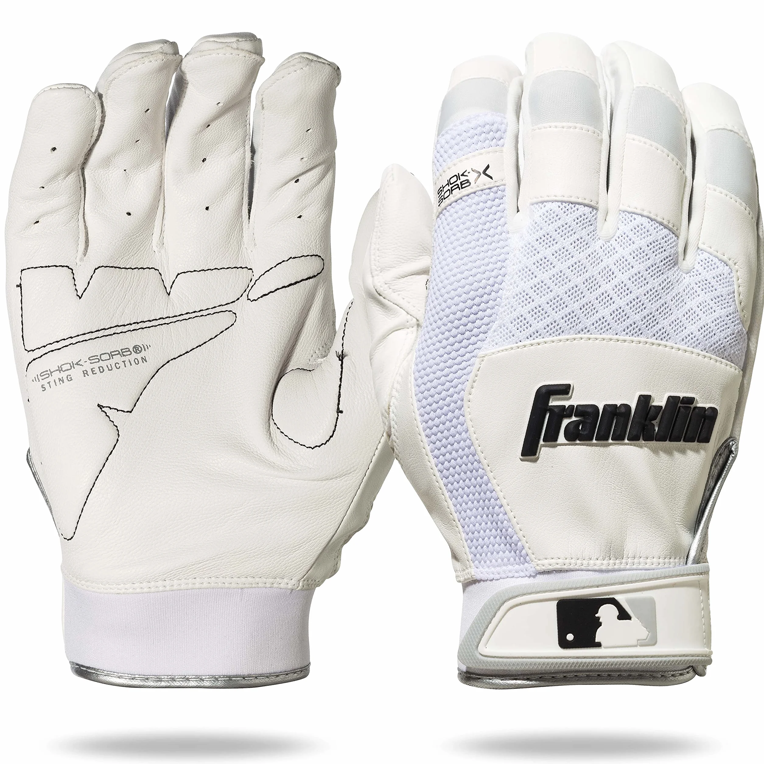 Franklin Sports MLB Shok-Sorb X Gants de Frappe de Baseball