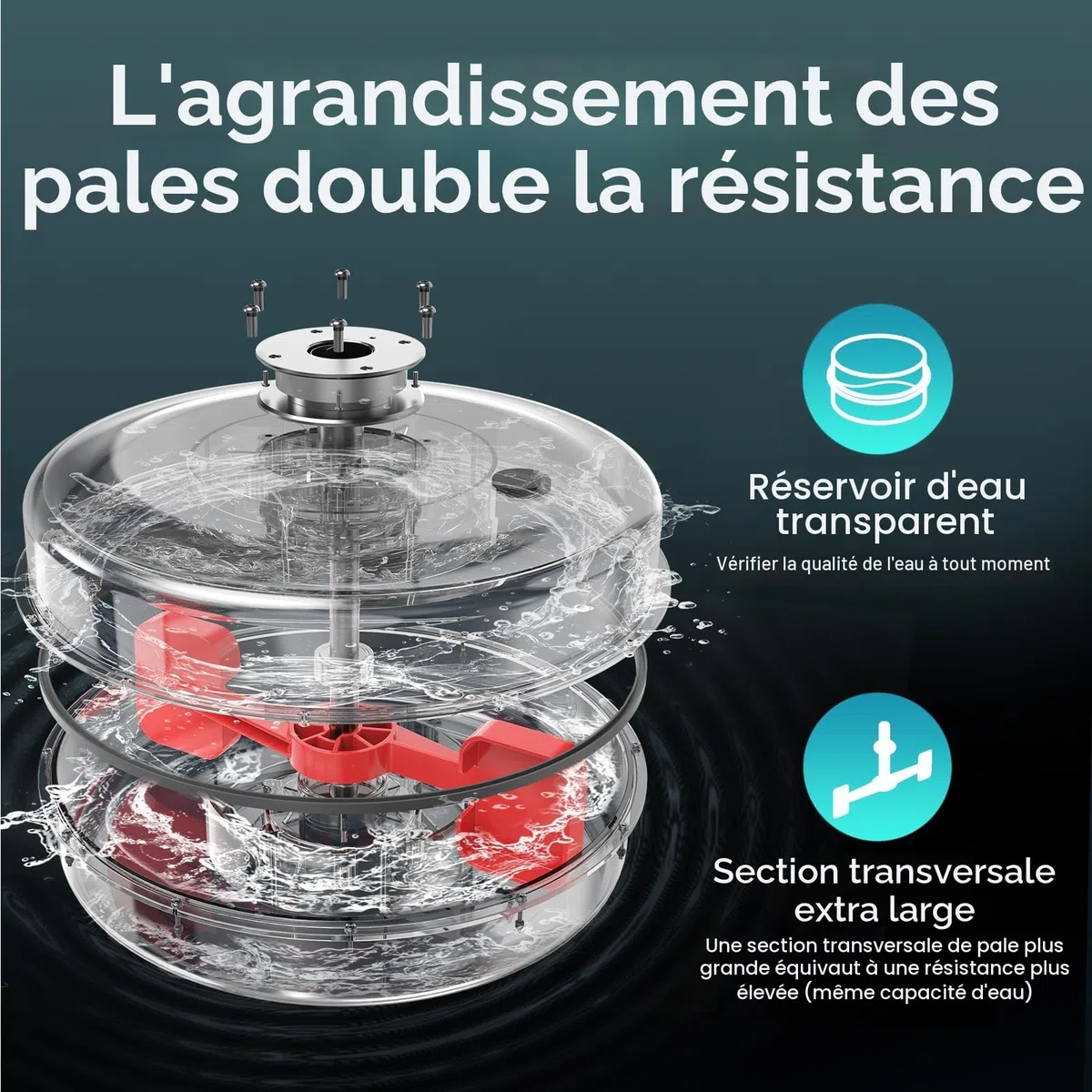 PASYOU Rameur pour la Maison en chêne, rameur d'eau Pliable avec écran Bluetooth et 30 Jours d'abonnement Kinomap Gratuit, rameur avec Support de Tablette réglable, Charge maximale 150 kg PW60