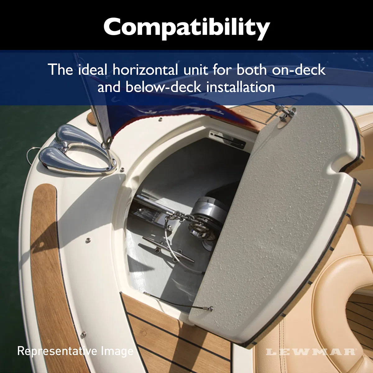 Lewmar® Pro Series 1000H, 5/16" Gypsy