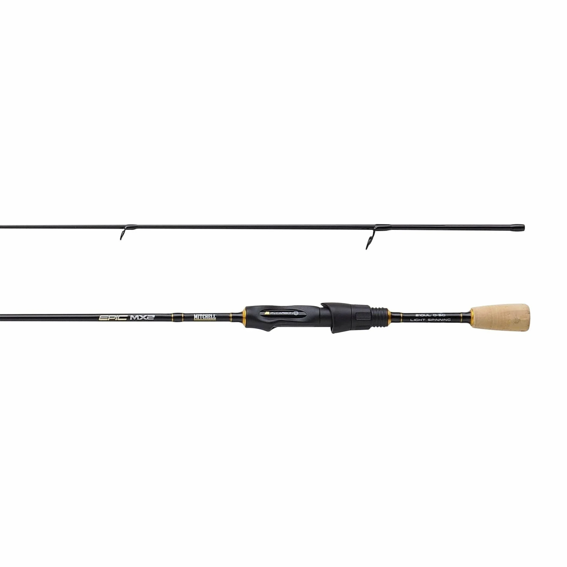 Mitchell Epic MX2 Spinning Rod – Lightweight Carbon Fishing Rod for Freshwater & Lure Angling | Fast Action, EVA Handle | Ideal for Trout, Perch & Predator Fishing | Multiple Sizes
