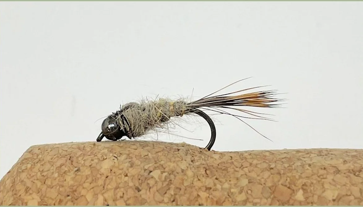 Lot de 24 mouches nymphes sans ardillon à tête dorée et tungstène pour truite - Tailles mélangées