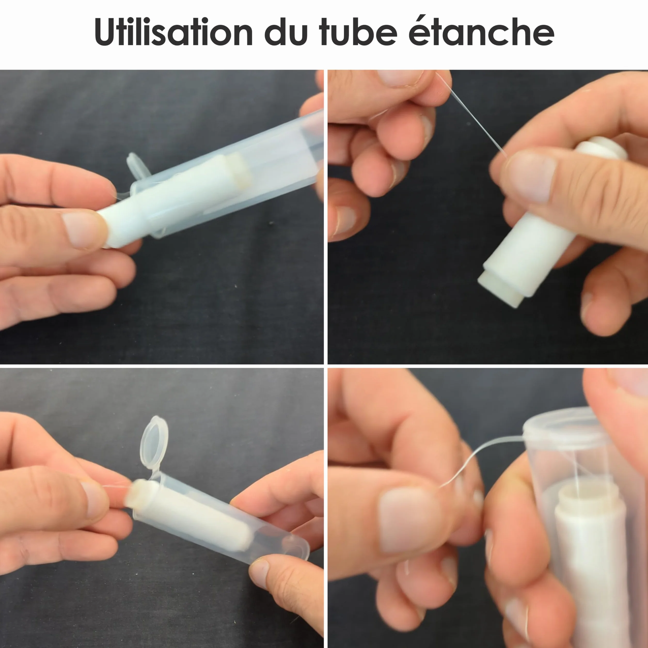 F2M - Pack pêche en surfcasting - Lot de 2 Rouleaux de Fil à ligaturer Les appâts + 1 Boite de 5 Aiguilles à locher Les vers