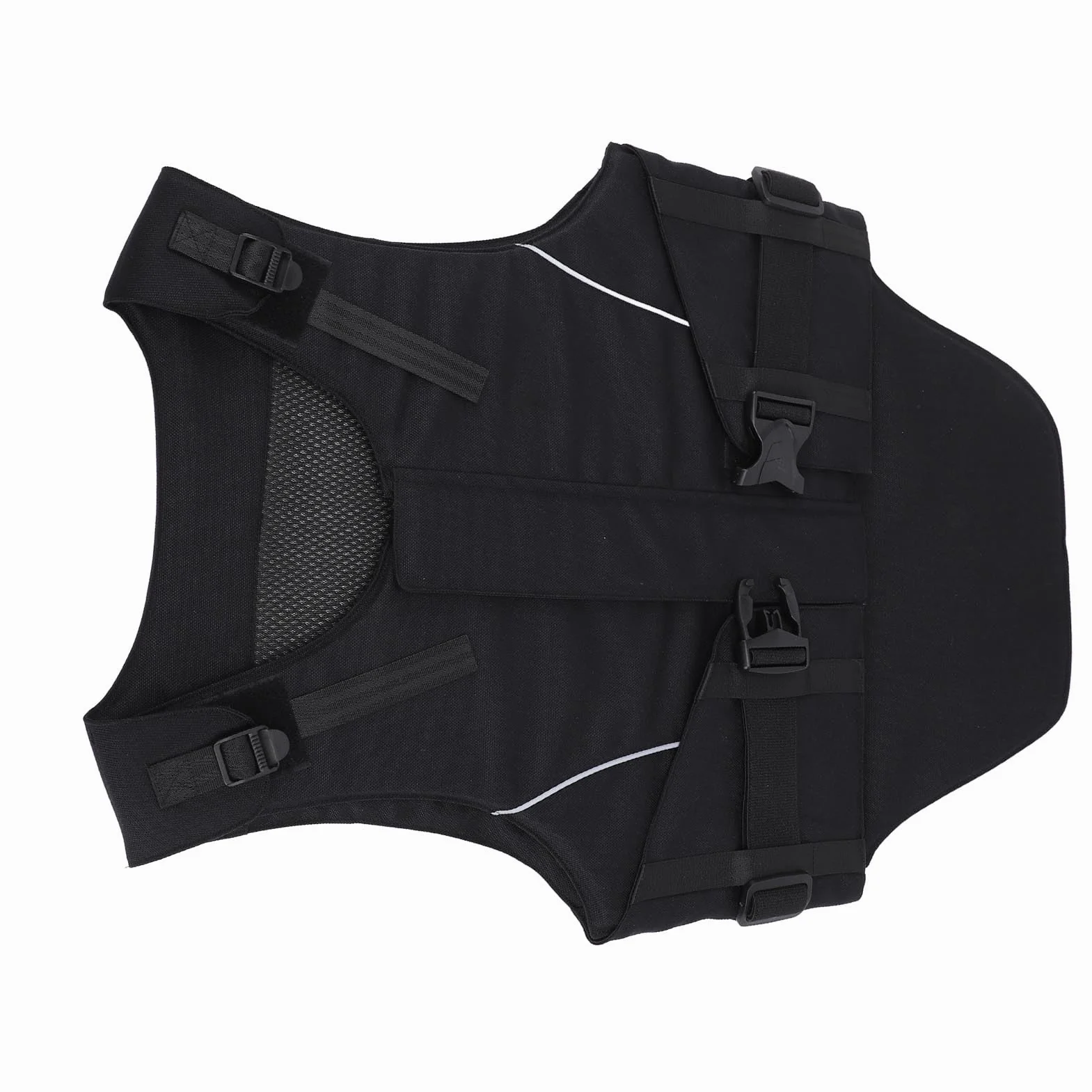 Tbest Gilet équestre rembourré en mousse de sécurité absorbant les chocs pour l'équitation, les courses en plein air