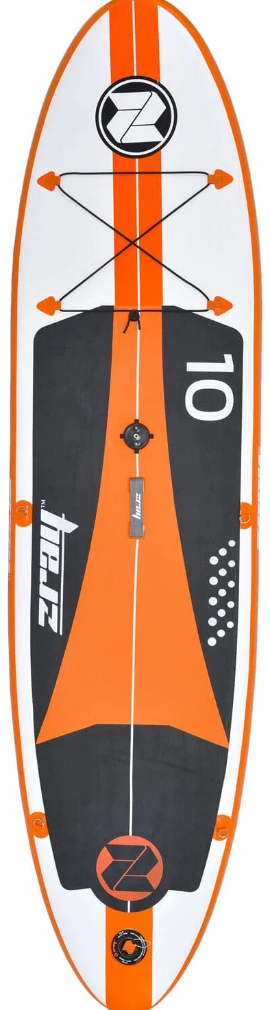 Zray, Sup Stand Up Paddle Gonflable Windsurf 10', PB-ZW1, Planche Gonflable Dropstitch avec Pack Pagaie, Voile/Gréement, Leash, Pompe, Sac de Transport et Kit, Jusqu’à 120kg, 246l, 305x76x15cm