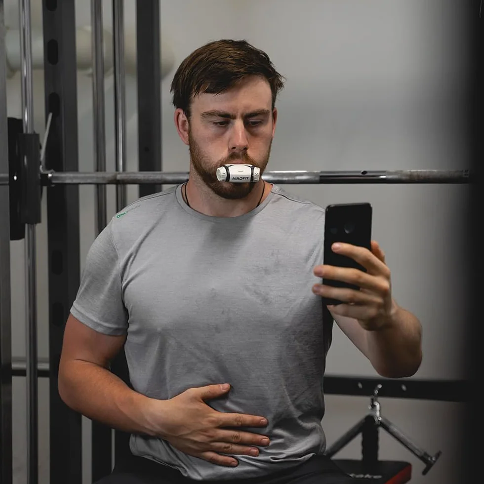 Airofit Pro 2.0 : Entraîneur Respiratoire & Application de Respiration Guidée | Améliore la Capacité Pulmonaire et Le Bien-être Général | Excellent pour Les Sportifs