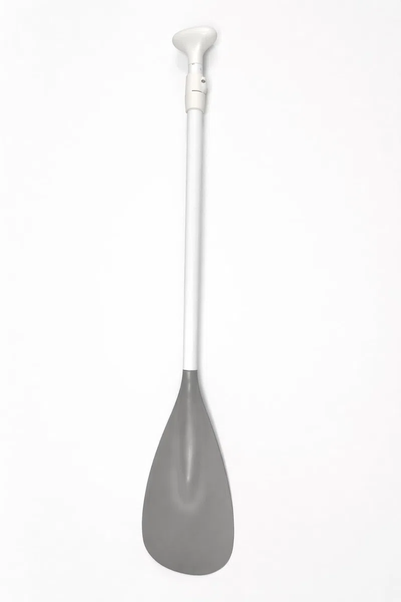 HANA Pagaie de Longe CÔTE et Marche Aquatique – Réglable 100-130 cm – Ultra Légère 520g – Manche Aluminium Anti-Corrosion & Pales Nylon – Poignée Ergonomique en T – 2 Parties
