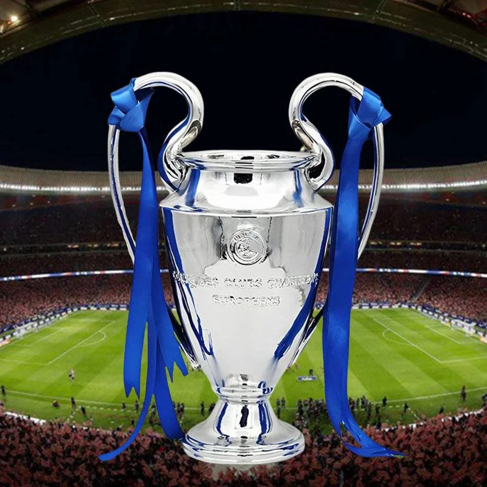 Réplique du trophée des champions de football, collection de la Ligue européenne et décoration de bureau, 77 cm, cadeau idéal pour les fans de sport