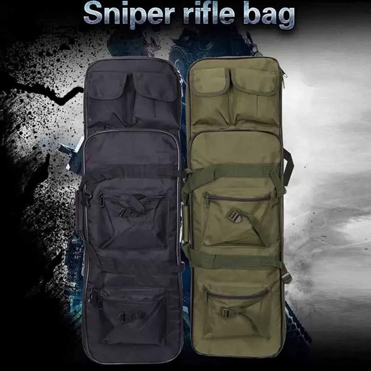 Étuis À Fusil pour Fusils,Sac De Tir Sportif,Sac Tactique Militaire,Pistolets Étui À Fusil Souple Sac De Gamme De Chasse Airsoft Carabine Tactique Sac À Dos pour Le Tir De Chasse